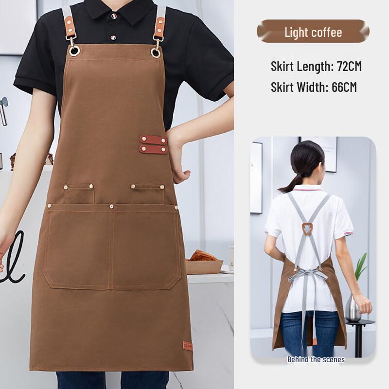 Водонепроницаемый и маслостойкий холщовый фартук