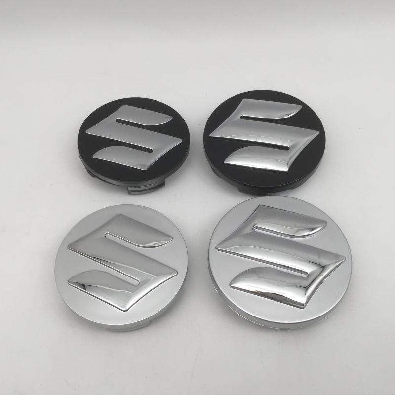 4pcs 3D For Suzuki 54mm 58mm Car Wheel Hub Center Cap Emblem Badge Covers Sticker Decals Styling Accessories