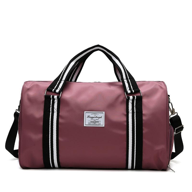 

Повседневная сумка для йоги и фитнеса, модная тренировочная сумка с отделением для влажных и сухих вещей, сумка-тоут большой вместимости для коротких поездок для женщин