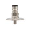 1.5"Tri Clamp to Ball Lock Post, SS304 Sanitary Brewer Fitting, 50.5mm OD Ferrule for Homebrew Beer Corny Keg Conical Fermenter