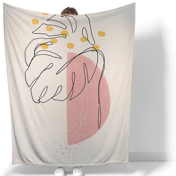 Flanell-Überwurfdecke im nordischen Ins-Stil, weich, leicht, warm, für Wohnzimmer, Schlafzimmer, Bett, Sofa, Couch, Kinder und Erwachsene, Geschenke