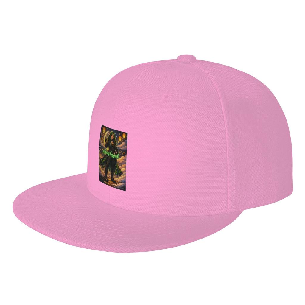 Fashion abi unplugged Flat Brim Sun Hat Collegiate Style Caps