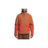 Nike Giacca in Pile da Uomo Capispalla Arancione DD5022-246 con Design a Blocchi e Logo Ricamato