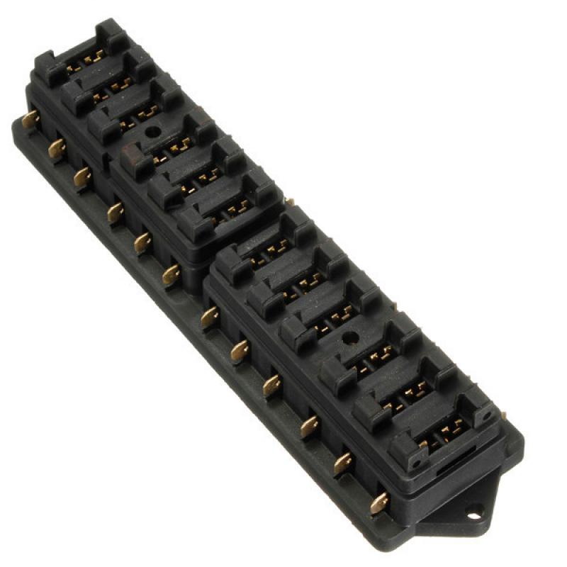 

New Universal Car Truck Van 12 Way Circuit 12V Standard Blade Block Fuse Box Holder