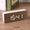 Multi function LED Digital Cosmetic Mirror Alarm Clock Gift Rectangle