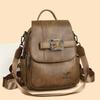Travel PU Multifunctional Shoulder Bag Women's Large Capacity Backpack