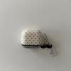 Black and White Polka Dot Stripes Are Suitable for Apple AirPods 1st Generation Protective Case Pro1 Bluetooth Headset Case Pro1 Generation Simple