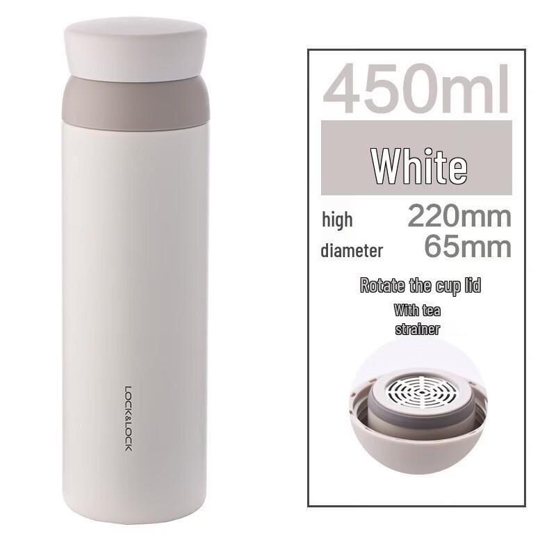 LOCK&LOCK LHC4212 316 Stainless Steel Insulated Mug