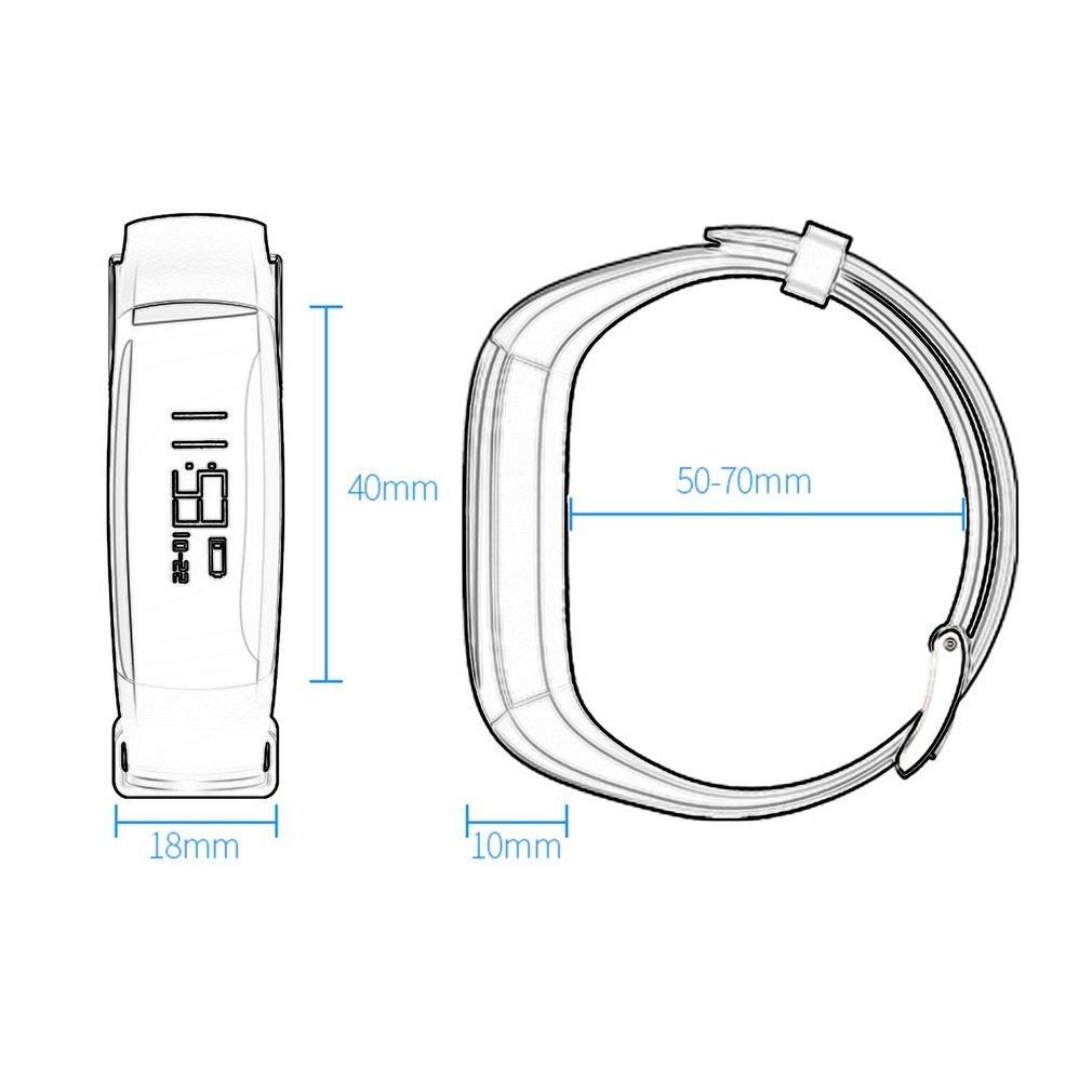 Buy SX Multifunctional Smart Bracelet USB Reminder Steps Counter Caller