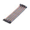 Breadboard Jumper Wires Male To Female Dupont Cable for  Multicolored Ribbon Cables 40Pin 20cm