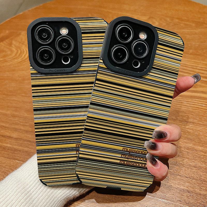 Vertical Leather Shell Fashion Printed Patterned Shockproof Soft Silicone Case with Camera Lens Full Protection for iPhone Samsung