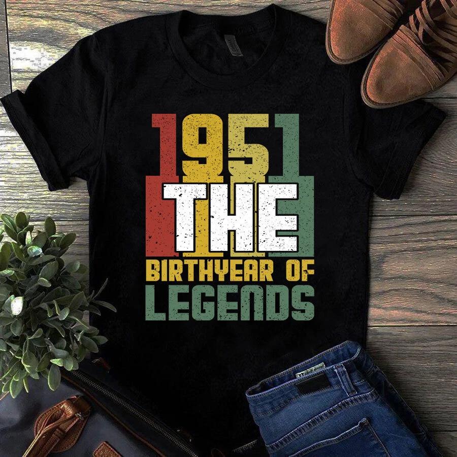 Men s and Women s T-shirts 1951 The Birthyear XXXXL