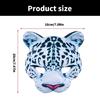 Schneeleopard Halbmaske Tier Cosplay Maske Halloween Kostümzubehör Für Männer Frauen Cosplay Halloween Feier