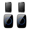 Smart Choice Wireless Self-Powered Doorbell, Ultra-Long Range, Two-to-Two for Elderly Call, Battery-Free