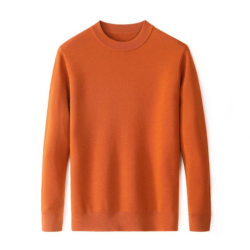 Men's Autumn and Winter High-end Sweater Bottoming Knitted Sweater