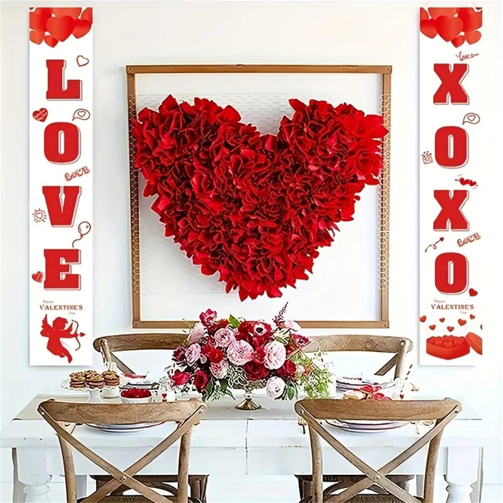 

Декоративный баннер на День святого Валентина Баннер на День святого Валентина Домашний куплет