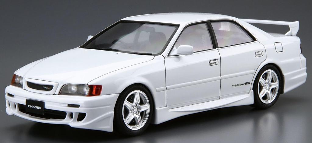 Aoshima Bunka Kyozai The Tuned Car Series 47 Toyota TRD JZX100 Chaser Plastic Model (AOSHIMA) 1/24 No. '98