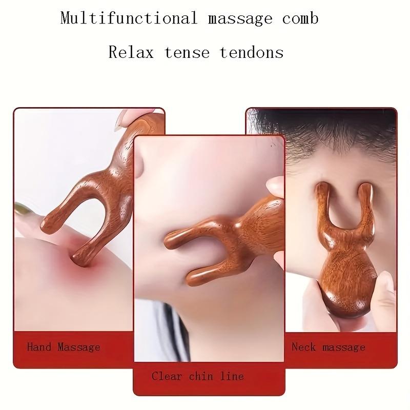 1pc Relaxing Frog Massage Comb - Soothes Eyes, Ears, Nose