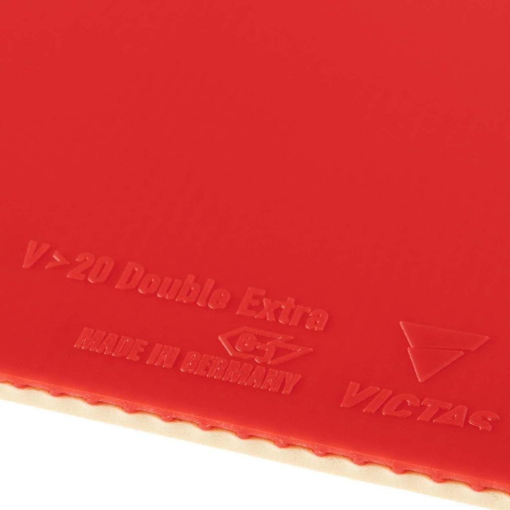 Victas Table Tennis Rubber Double Inverted Red MAX 200080 (VICTAS) V>20 Extra, Soft, (0040)
