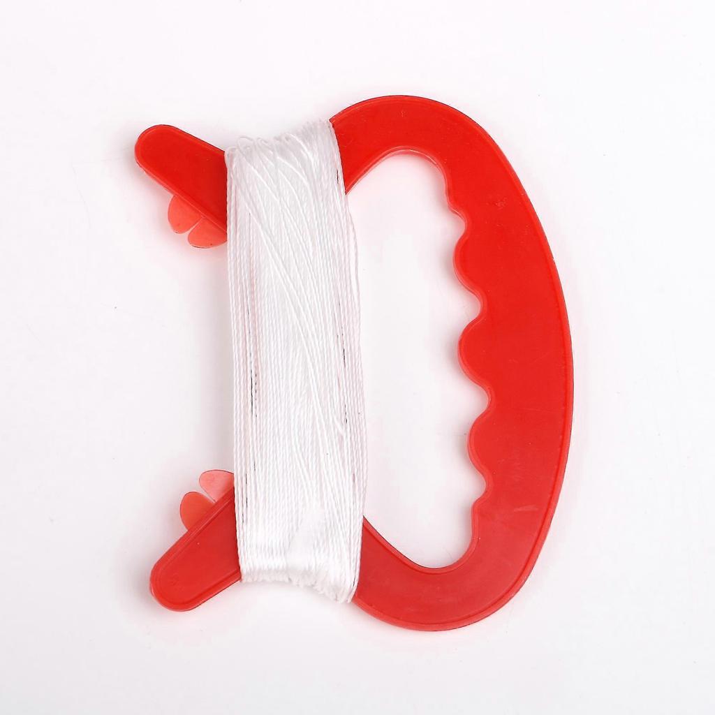 40pcs Kite line board Small Kite Reel with Strings Kite Handle Red