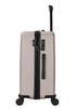 DEELUXE - 4-wheel Double ABS Rigid Cabin Suitcase 34x55x23cm DOWNTOWN BEIGE SAND