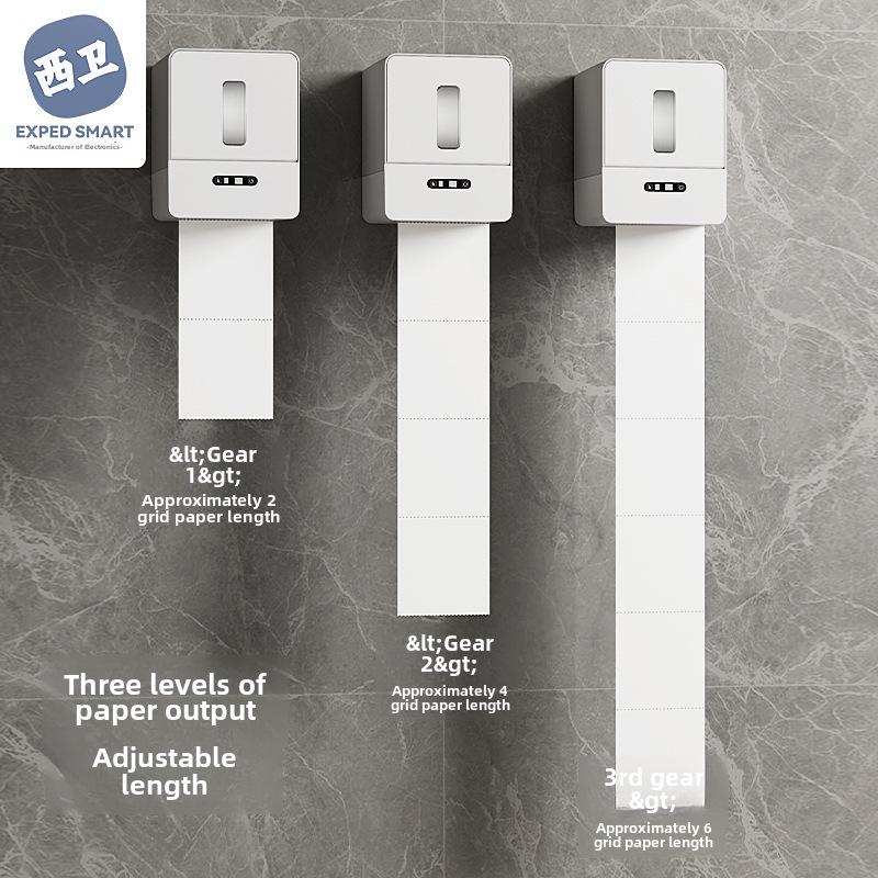 Smart Wall-Mounted Automatic Toilet Paper Dispenser