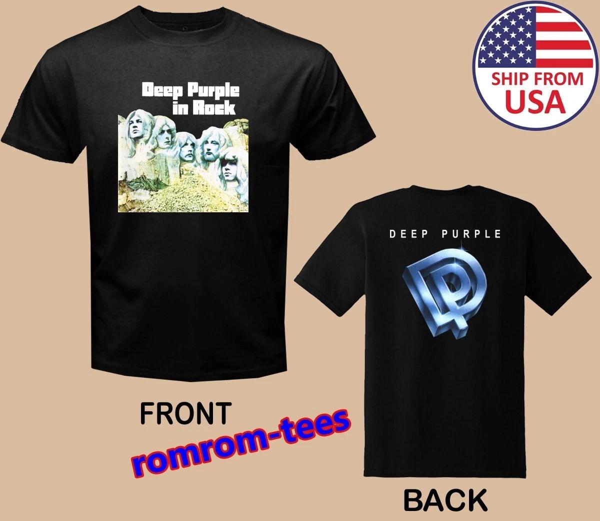 Deep Purple Black Size S-5XL 3XL