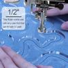 3 Stück Bekleidung Zubehör Quilting Schablone Lineal Acryl Transparent Patchwork Lineal DIY Nährahmen Freihand-Nählineal