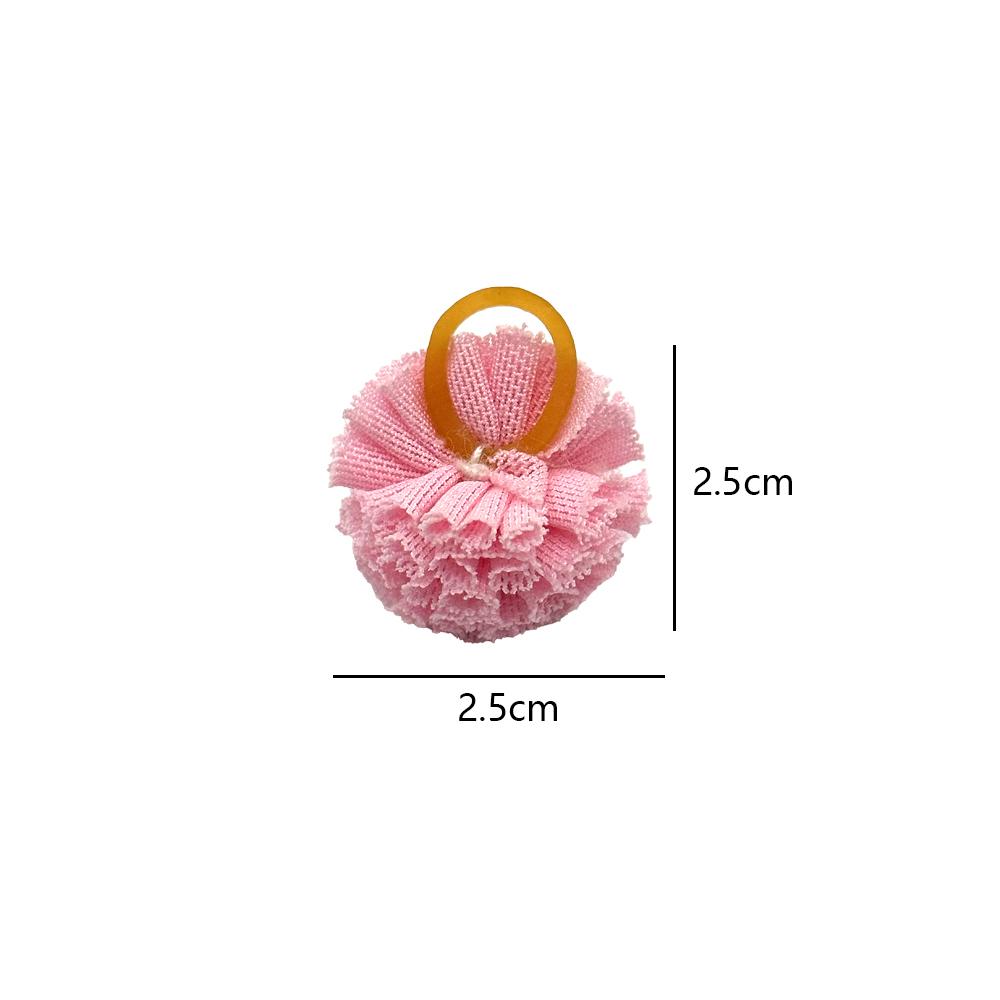 50/100pcs Dog Ball Hair Bows Cute Small Dog Hair Accessories Fluffy Dog Hair Bows For Dogs Grooming Accessories Pet Supplies