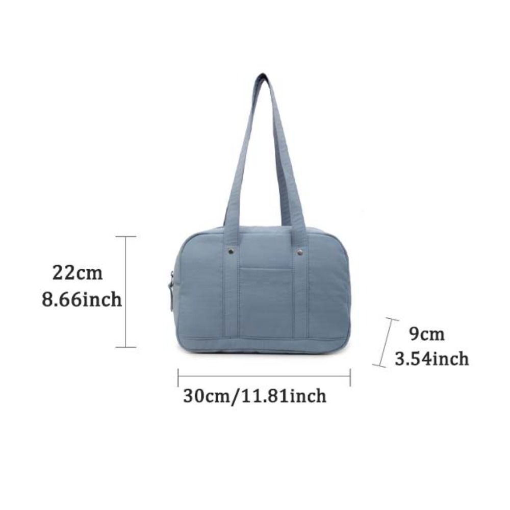 Solid Color Women Shoulder Bag Korean Style Simple Tote Bag Simple Casual Underarm Bag  Girls
