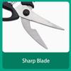PP Handle Seafood Chicken Bone Cutting Tools Household Stainless Steel Blade Kitchen Scissors with Effort Saving Spring