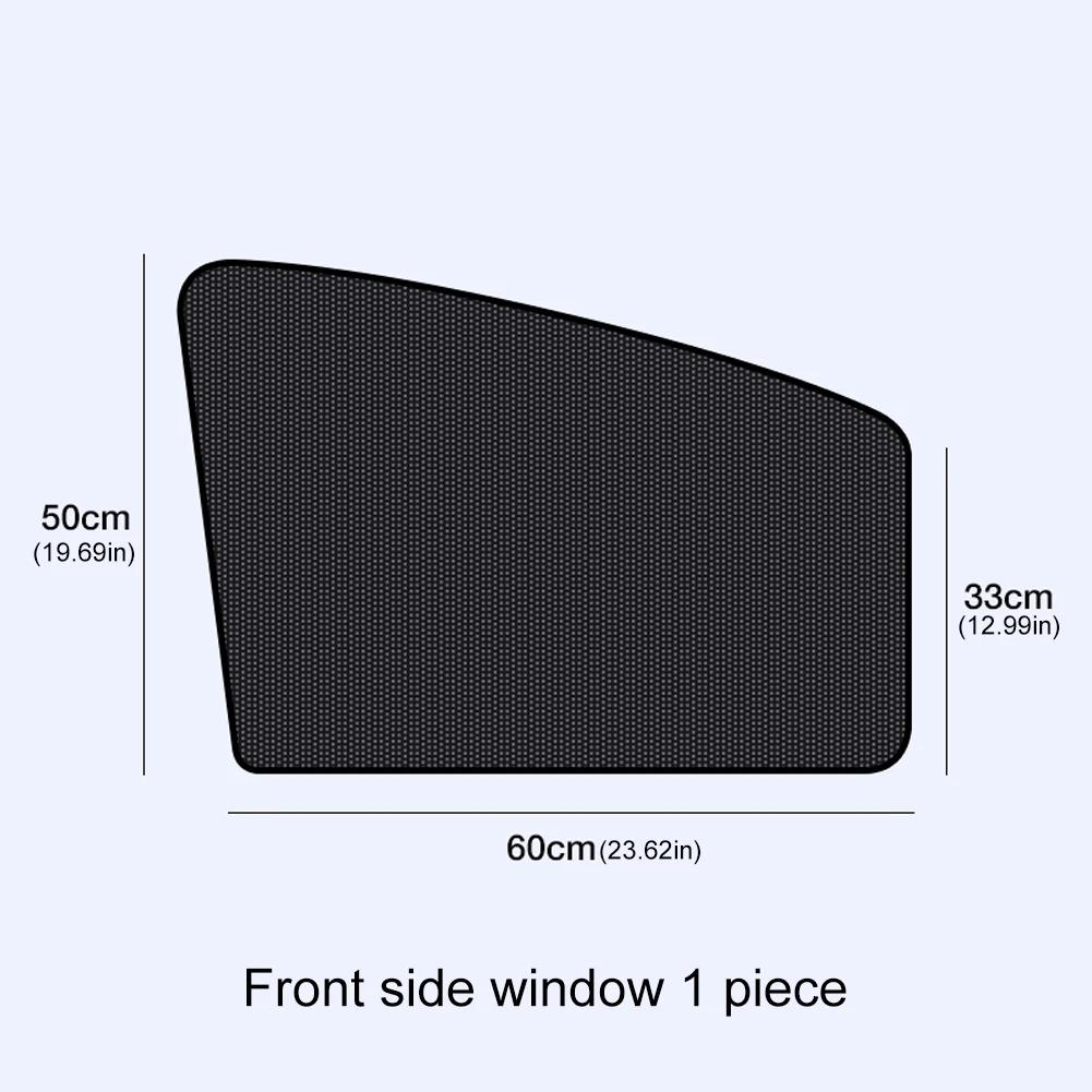 Car Side Window Sun Shade Magnet Privacy Curtains Advanced UV Reflection Anti Glare UV Block Sunshade for Front/Back Window