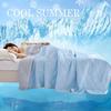 Large Cooling Blanket for SleepersDual-Sided Soft&Lightweight Summer Bedding,100% Polyester Woven Quilted Throw,Machine Washable