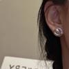 925 Sterling Silber Vintage Ohrringe Für Damen Trendig Einfach Rund Gedreht Ohrring Schmuck Allergievorbeugend Party Zubehör Geschenk