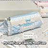 Multi-Layer Pencil Case Sweet Lace Ruffle Stationery Storage Bag INS Pencil Pouch Gift
