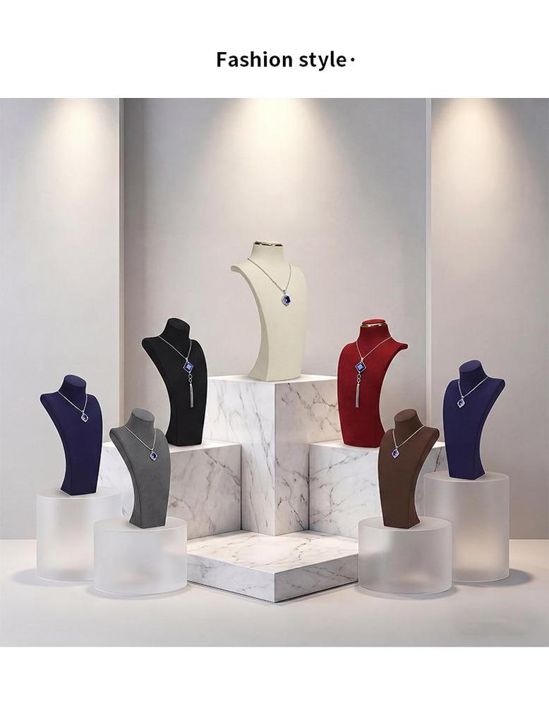 Weiyuanpeng Ultra-fiber Mannequin Necklace Display Stand