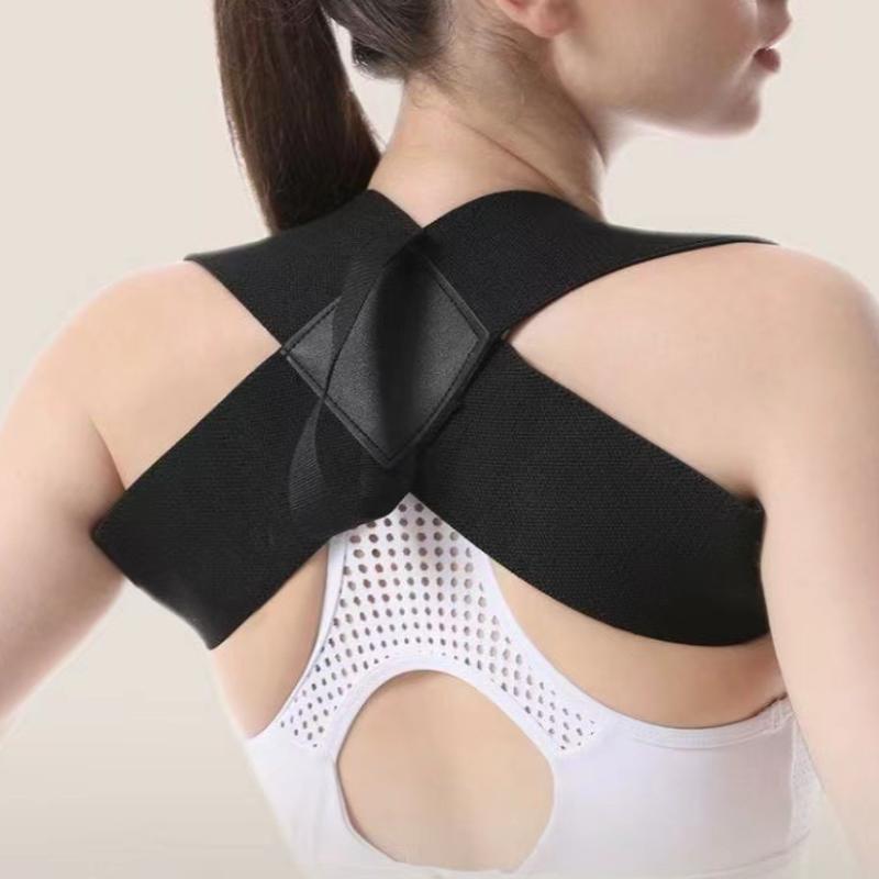 Adjustable Posture Corrector Upper Back Brace Breathable Soft Straps for Men Women Working Driving Use