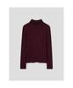 8SECONDS Wool Tencel Turtleneck T-Shirt Wine