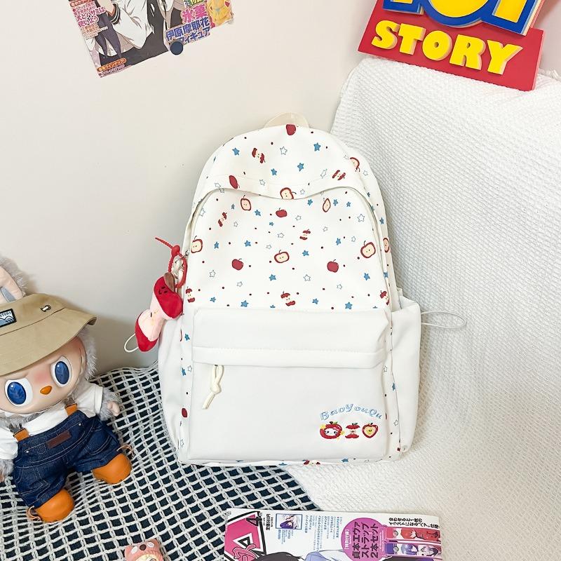 Spring New Schoolbag Korean Ins High Value Primary and Secondary School Students Light Backpack Fresh and Sweet Soft Girl Backpack