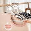 10Pcs Black/Orange/Grey Multifunctional Wet and Dry Household Hanger Suitable for Hanging Clothes Bedroom Wardrobe Anti-Slip