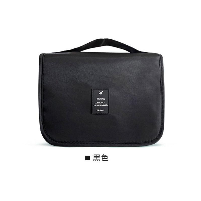 Travel Hanging Hook Wash Bag Large Capacity Foldable Cosmetic Bag Multifunctional Storage Portable Handbag