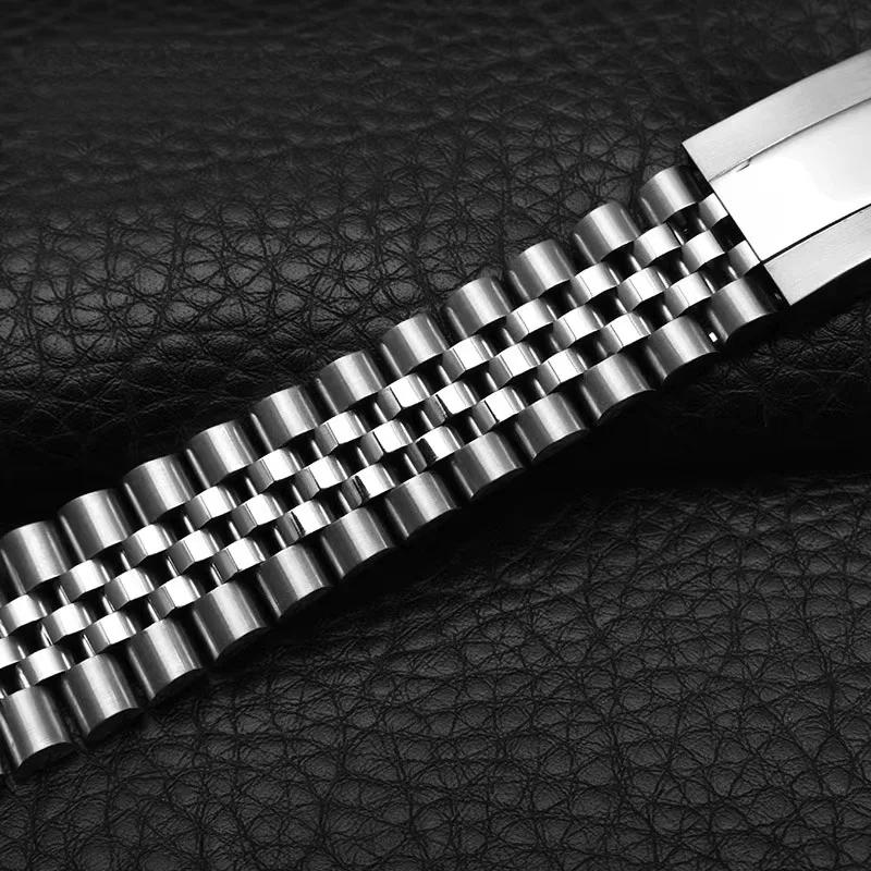 Jubilee Watchband For Rolex Sub GMT Yacht Daytona 20mm Men Strap Luxury watch chain Mod Parts Replacement Watch Accessories Band