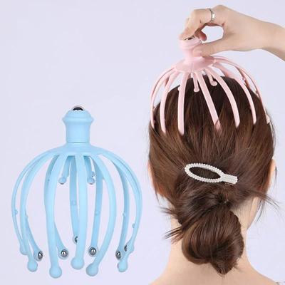 12/18 Claws Head Decompression Massager Octopus Rotating Ball Relaxation Massager