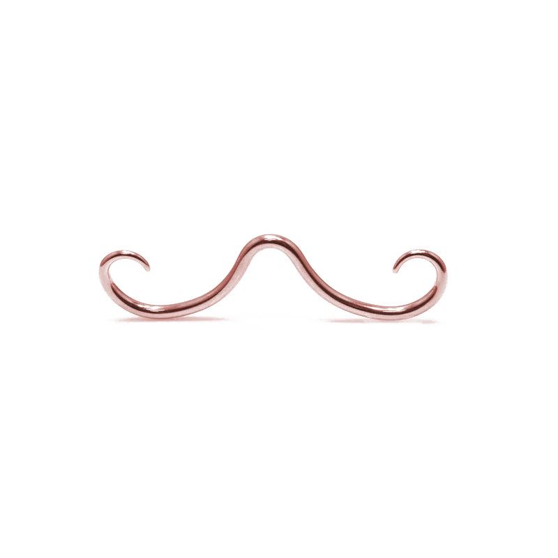 316L Stainless Steel Moustache Septum Nose Jewelry