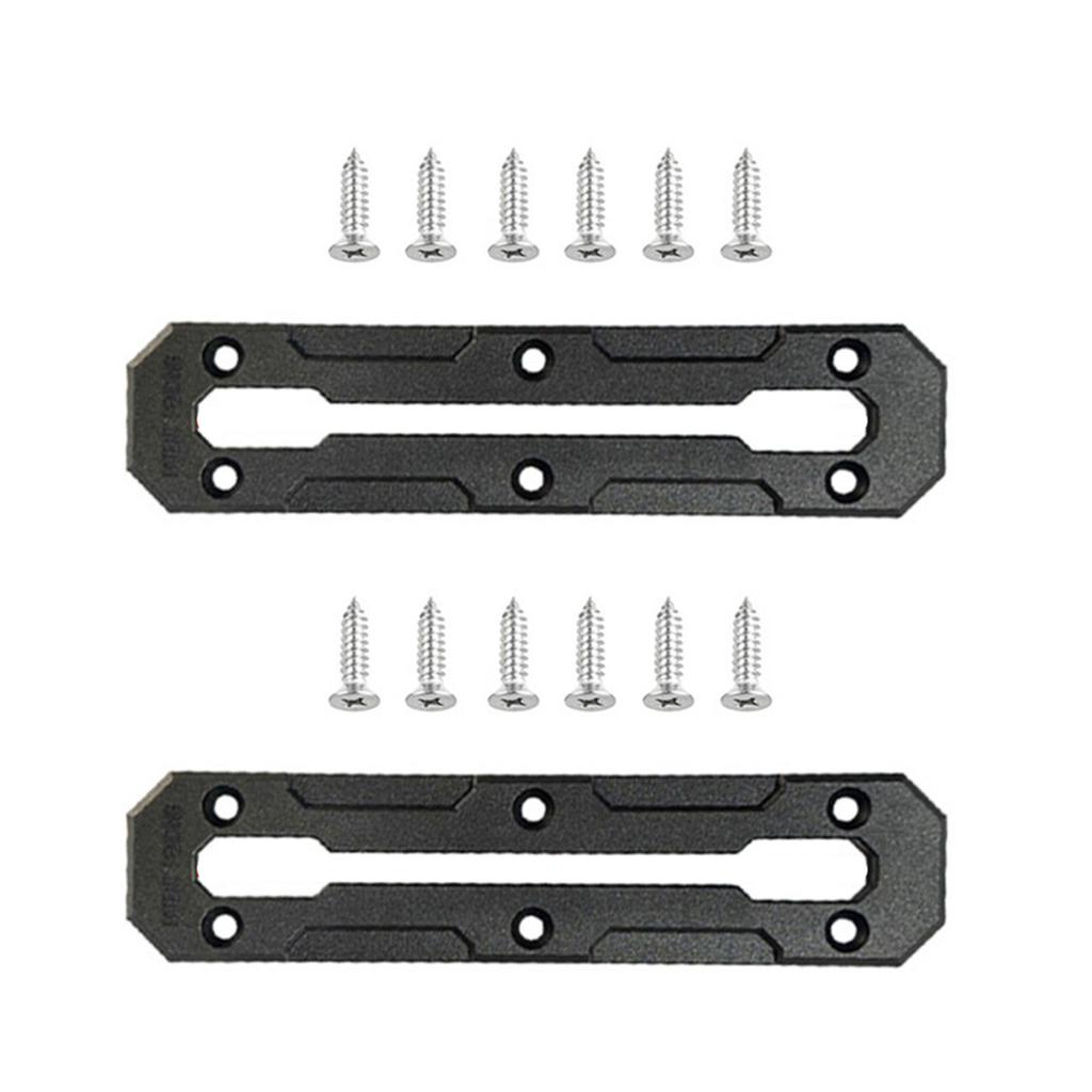 2set Kayak Slide Track Rails Bracket Kayak Accessories Mount Track Fishing Rod Holder Mounting Base Rack Easy To Use