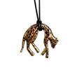 Stylish Enamel Panther Clavicle Necklace Dainty Collarbone Chain For Women Trendy Accessory Gift For Her