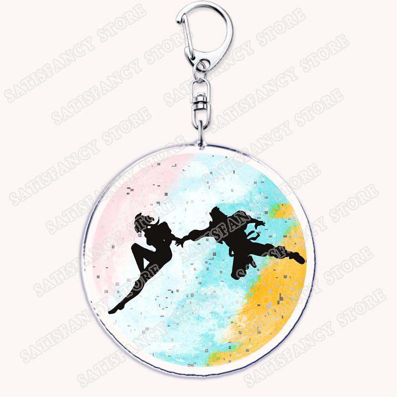 Portachiavi Anime Cyberpunk per Donne Accessori Borsa Edgerunners Rebecca Lucy Gloria Faraday Portachiavi Gioielli Fan Amici Regali