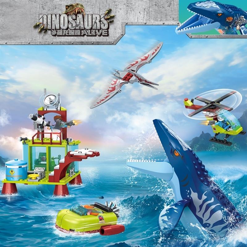 Top-Grade 327Pcs Top-Grade Jurassic Superior-Grade Dinosaur Top-Grade Escape Premium-Quality From Superior-Grade Ocean Premium-Quality Construction