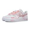 Nike Air Force 1 Heartbeat Loading Abrasion Resistant Low Top Skateboard Shoes Unisex Pink CW2288-111(Team726-ing)