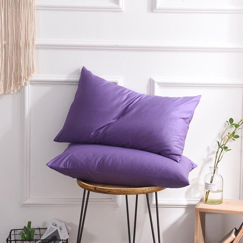 Fețe de pernă din bumbac de culoare uni pentru studenți